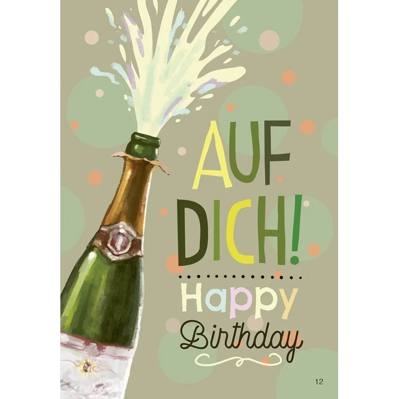 Musikkarte mit Überraschung "Auf dich!"