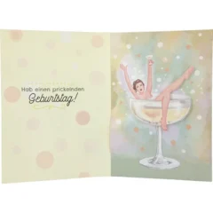 Musikkarte mit Überraschung