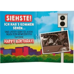 Musikkarte mit Überraschung