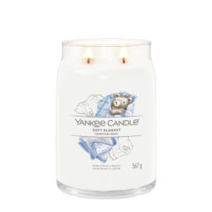 Yankee Candle Duftkerze - Soft Blanket, großes Glas - brennend