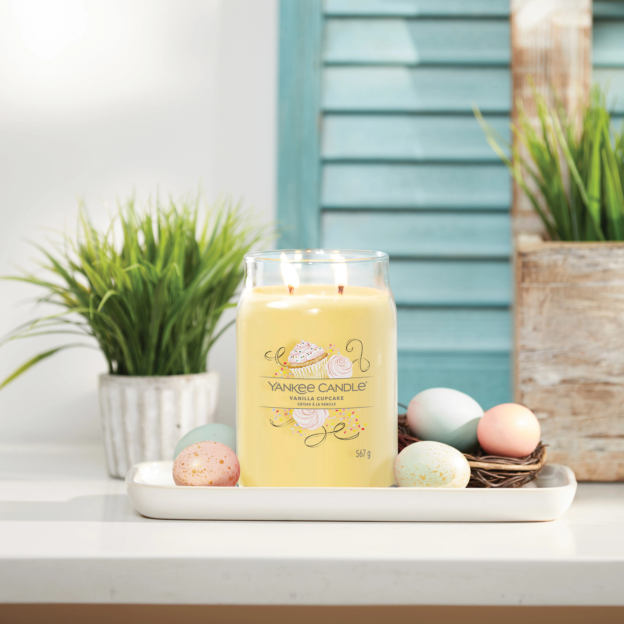 Yankee Candle Duftkerze - Vanilla Cupcake, großes Glas - Moodshot