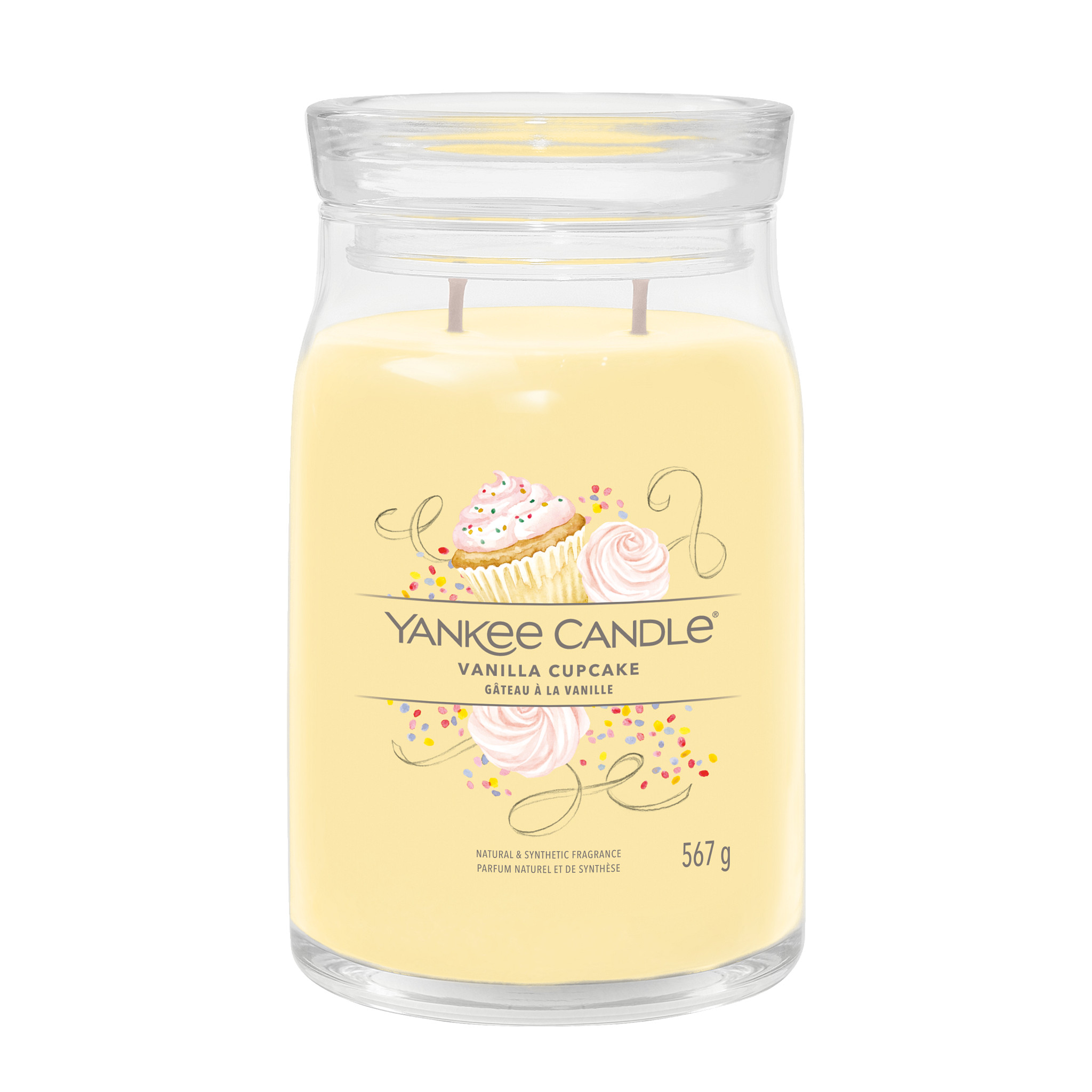 Yankee Candle Duftkerze - Vanilla Cupcake, großes Glas