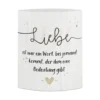 Dekoleuchte "Liebe" aus Papier