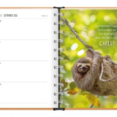 Terminplaner 2026 Hardcover Happymacher - Grafik Werkstatt, September