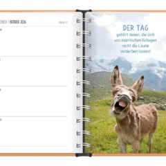 Terminplaner 2026 Hardcover Happymacher - Grafik Werkstatt, Oktober