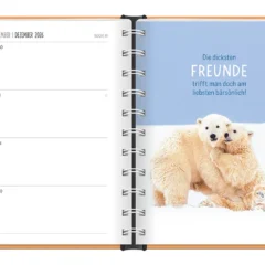 Terminplaner 2026 Hardcover Happymacher - Grafik Werkstatt, Dezember