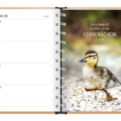 Terminplaner 2026 Hardcover Happymacher - Grafik Werkstatt, März