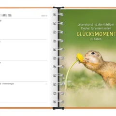 Terminplaner 2026 Hardcover Happymacher - Grafik Werkstatt, April