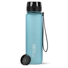 Trinkflasche 720DGREE uberBottle softtouch mit Sieb 1000 ml, Blau