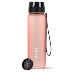 Trinkflasche 720DGREE uberBottle softtouch mit Sieb 1000 ml, Pink