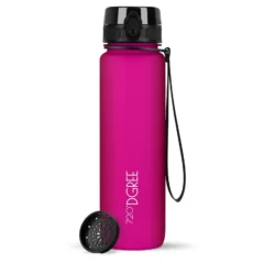 Trinkflasche 720DGREE uberBottle softtouch mit Sieb 1000ml, Pink