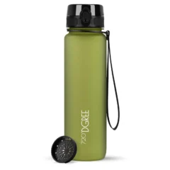 Trinkflasche 720DGREE uberBottle softtouch mit Sieb 1000 ml, Grün
