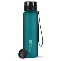 Trinkflasche 720DGREE uberBottle softtouch mit Sieb 1000 ml, Grün