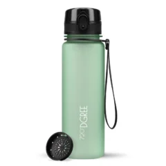 Trinkflasche 720DGREE uberBottle softtouch mit Sieb 500 ml, Grün