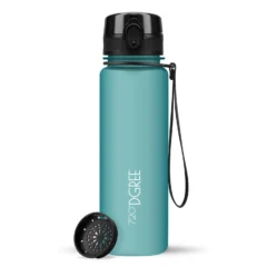 Trinkflasche 720DGREE uberBottle softtouch mit Sieb 500 ml, Blau