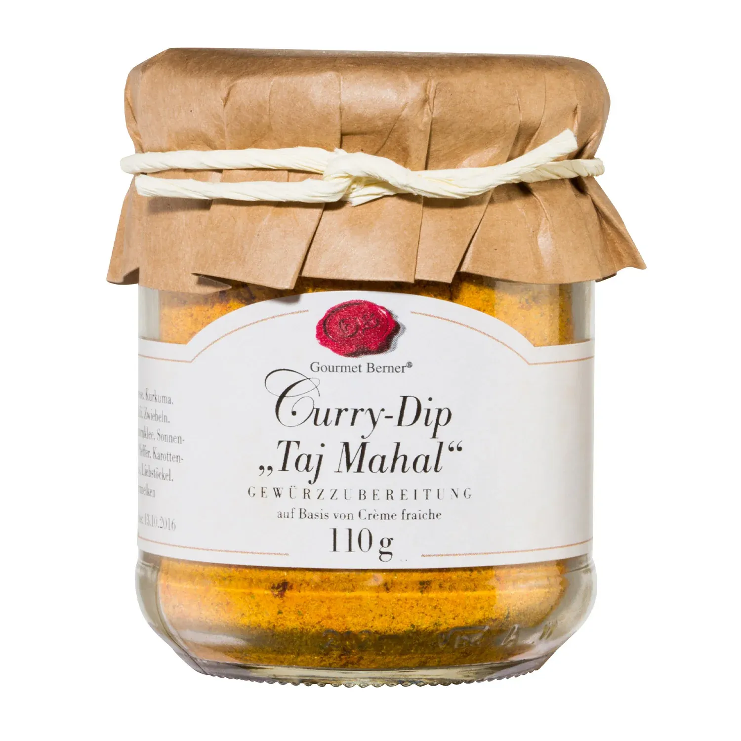 Gourmet Berner® Curry-Dip "Taj Mahal" – Gewürzzubereitung für Dips