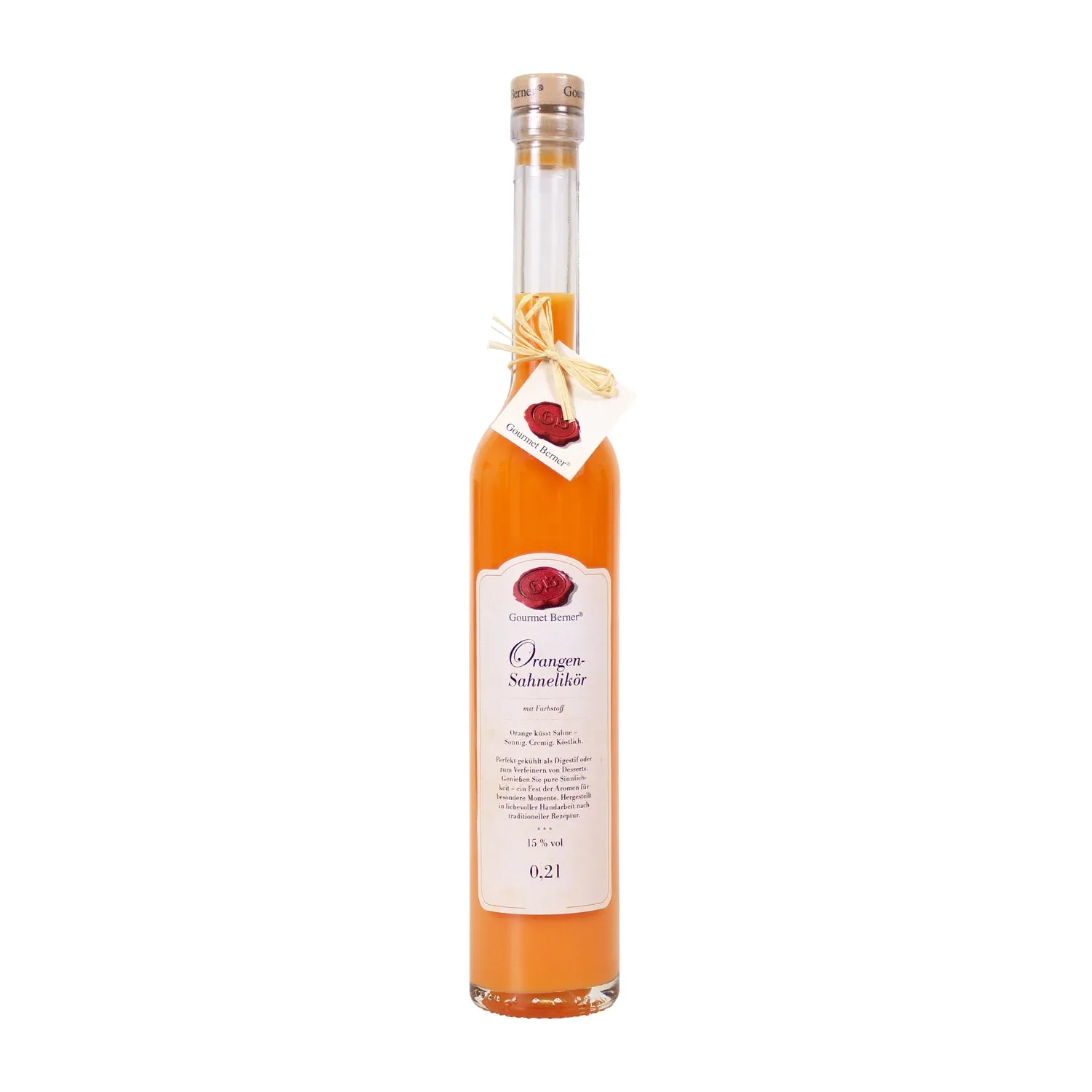 Gourmet Berner® Orangen Sahnelikör, 0,2 l