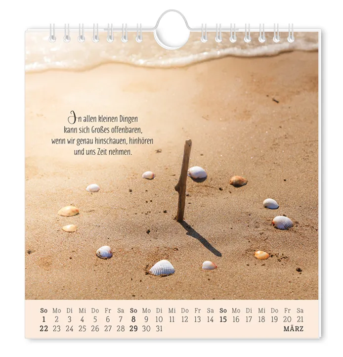 Postkartenkalender "Lebenszeichen" 2026 – Grafik Werkstatt