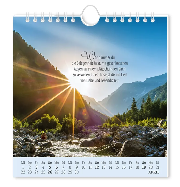 Postkartenkalender "Lebenszeichen" 2026 – Grafik Werkstatt