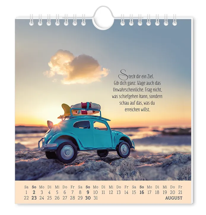 Postkartenkalender "Lebenszeichen" 2026 – Grafik Werkstatt