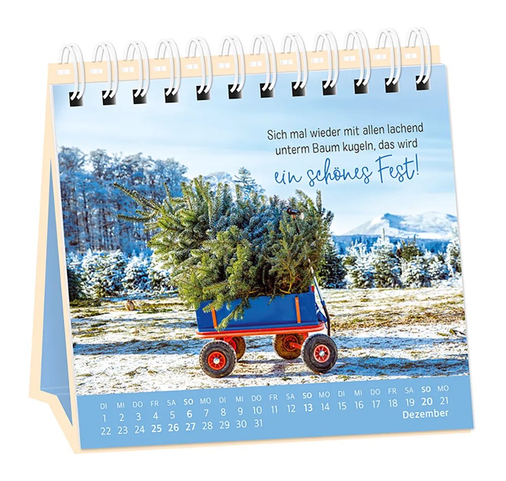 Tischkalender "Extraportion Glück" 2026 von Grafik Werkstatt