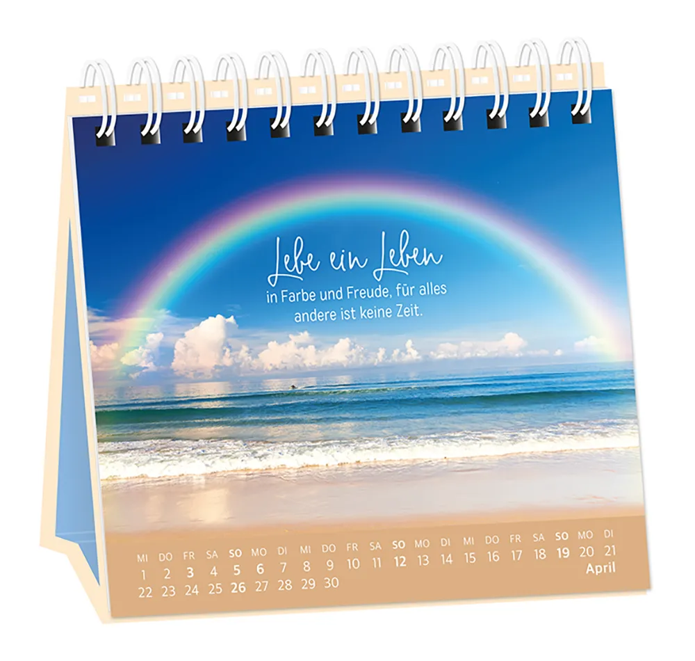 Tischkalender "Extraportion Glück" 2026 von Grafik Werkstatt