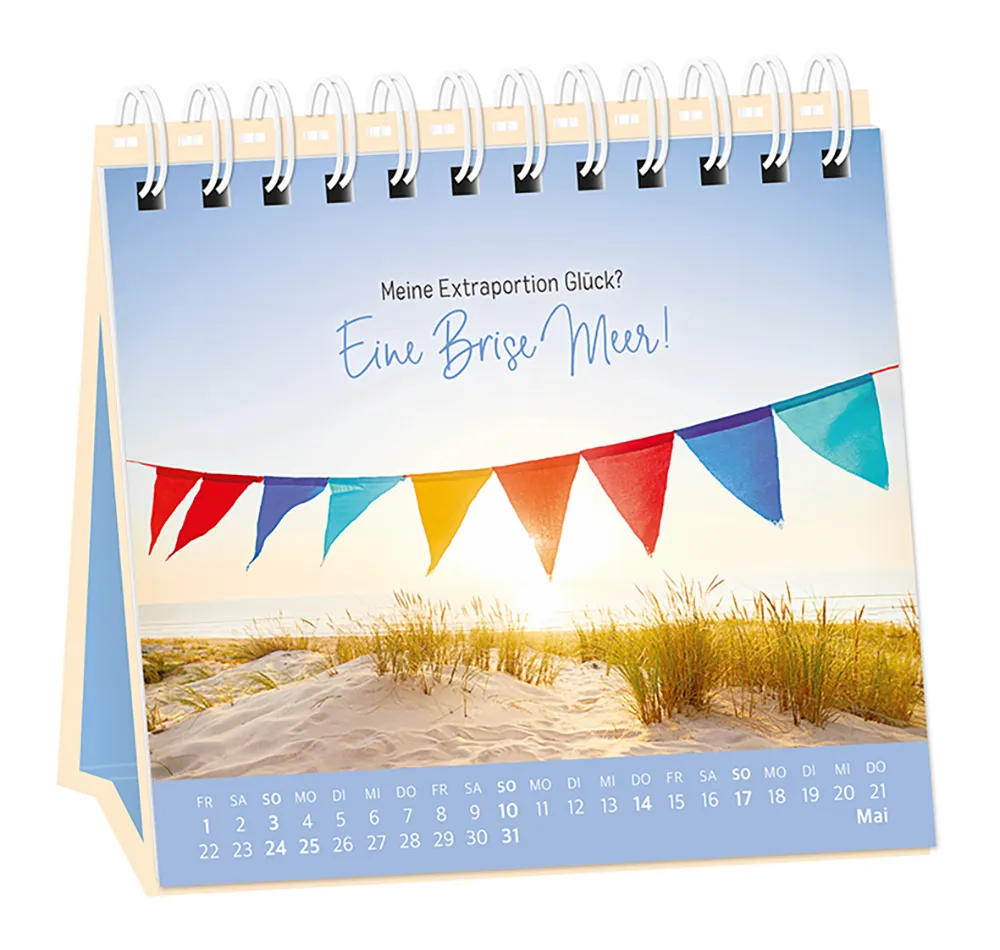 Tischkalender "Extraportion Glück" 2026 von Grafik Werkstatt