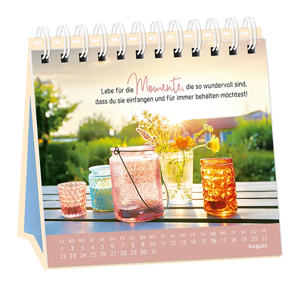 Tischkalender "Extraportion Glück" 2026 von Grafik Werkstatt