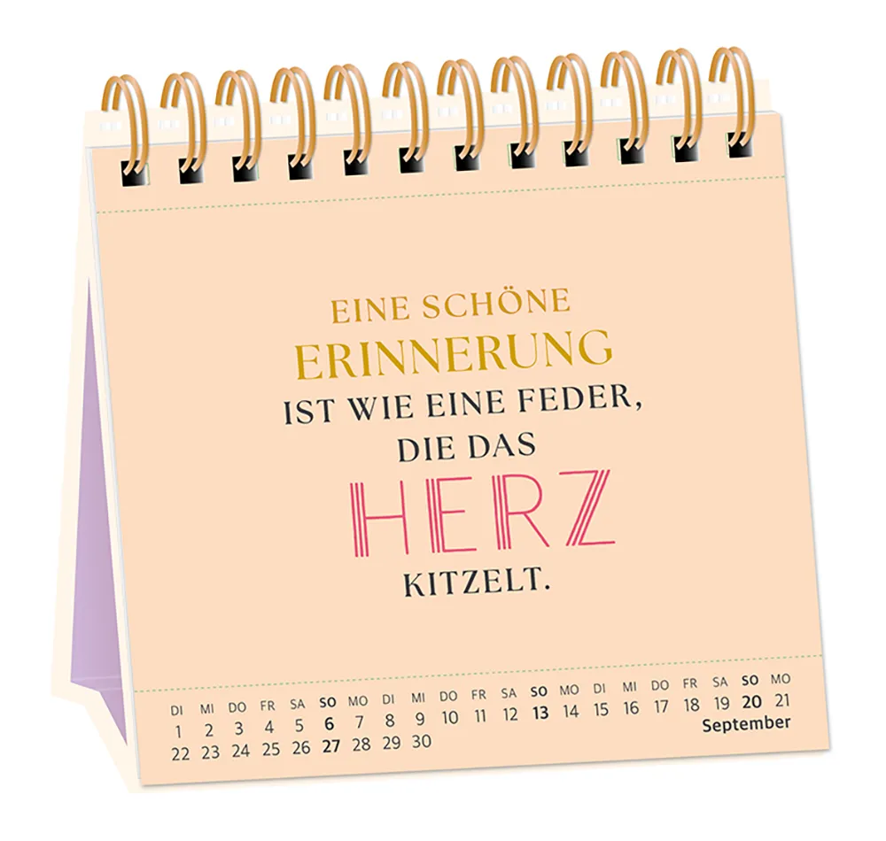 Tischkalender "Nimm dir Zeit" 2026 – Grafik Werkstatt