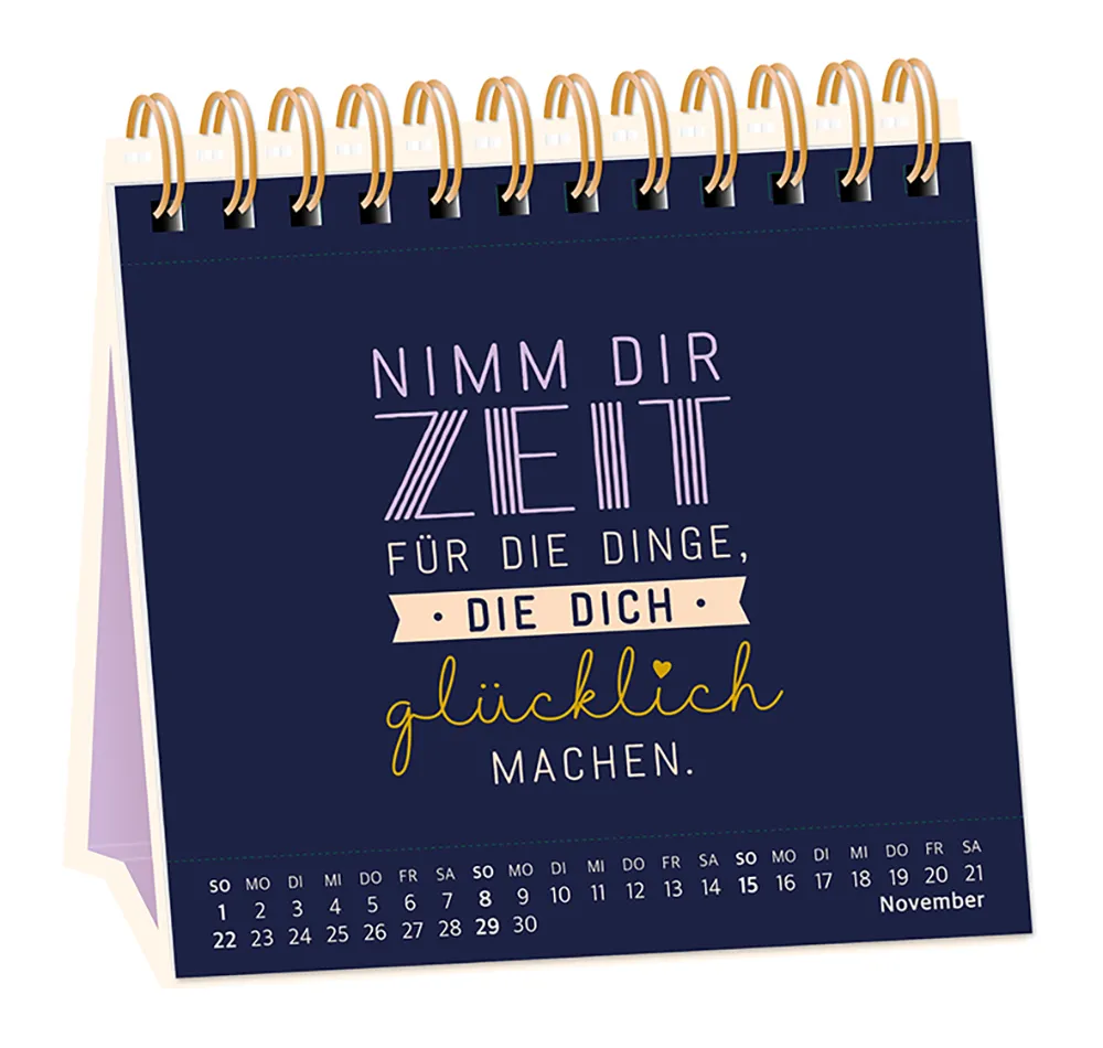 Tischkalender "Nimm dir Zeit" 2026 – Grafik Werkstatt