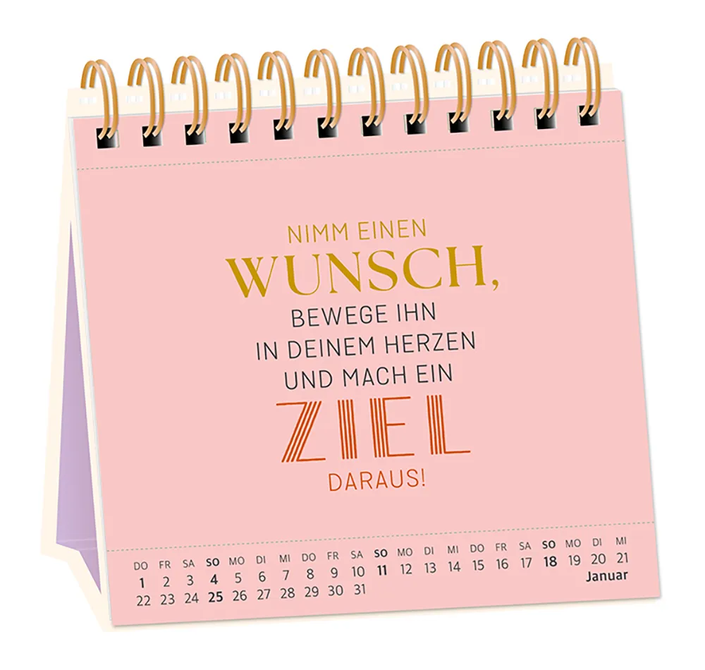 Tischkalender "Nimm dir Zeit" 2026 – Grafik Werkstatt
