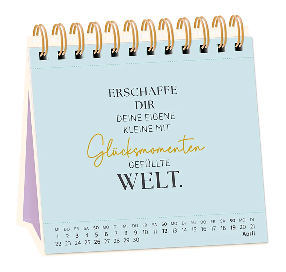 Tischkalender "Nimm dir Zeit" 2026 – Grafik Werkstatt