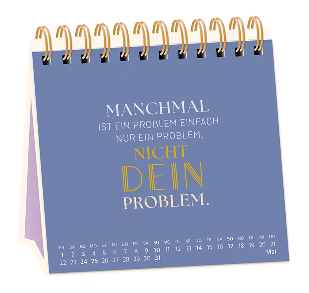 Tischkalender "Nimm dir Zeit" 2026 – Grafik Werkstatt