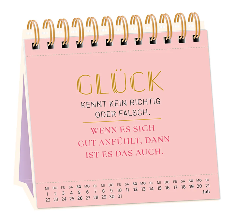 Tischkalender "Nimm dir Zeit" 2026 – Grafik Werkstatt