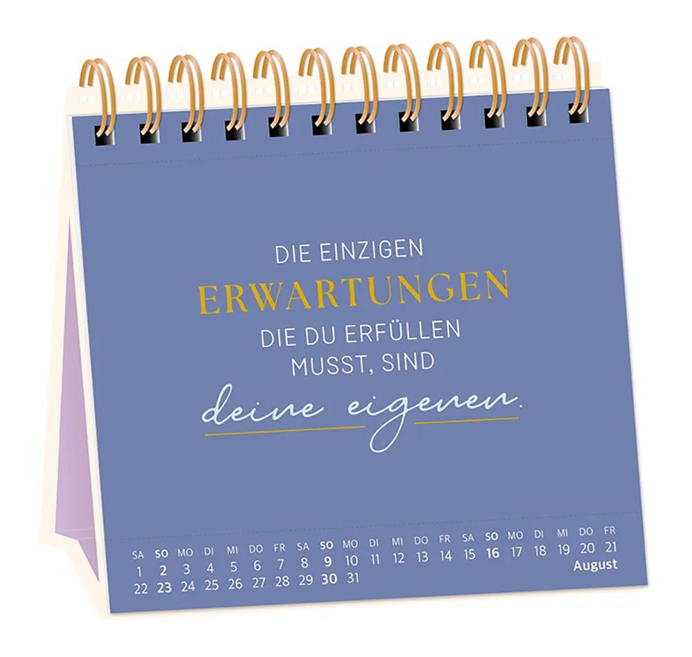 Tischkalender "Nimm dir Zeit" 2026 – Grafik Werkstatt