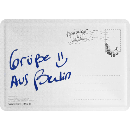 Nostalgic-Art Blechpostkarte Gin & Tonic, Rückseite