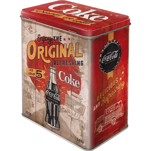 Nostalgic-Art Blechdose Coca Cola -The Original, Vorderseite