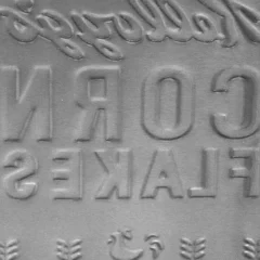 Nostalgic-Art Blechdose - Kelloggs Cornflakes, Prägung im Detail