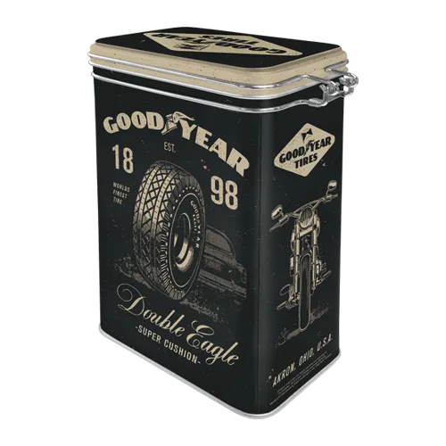 Nostalgic-Art Aromadose - Goodyear Motorcycle, Rückseite