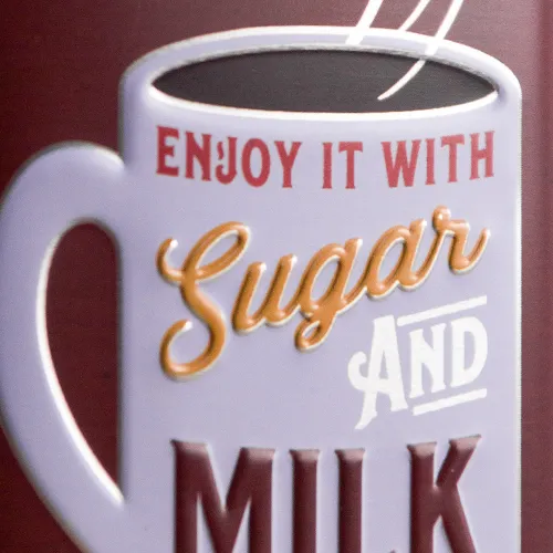 Nostalgic-Art Aromadose - Hot Coffee, Prägung im Detail