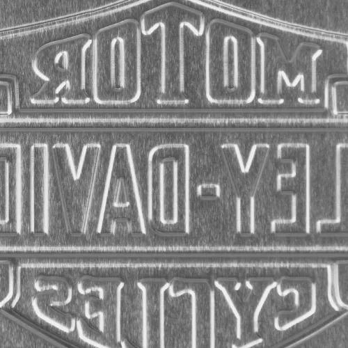 Nostalgic-Art Blechdose Harley-Davidson, Flach - Prägung von Innen