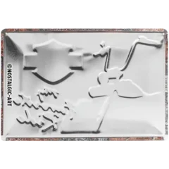 Nostalgic-Art Blechschild Harley-Davidson - Favourite Ride , 20x30 cm, Rückseite