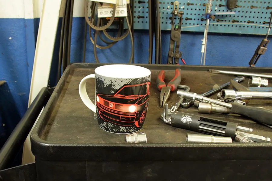 VW GTI Kaffeetasse Schwarz Mood