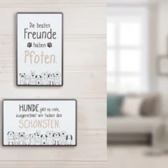 Blechschild