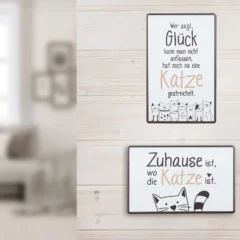 Blechschild