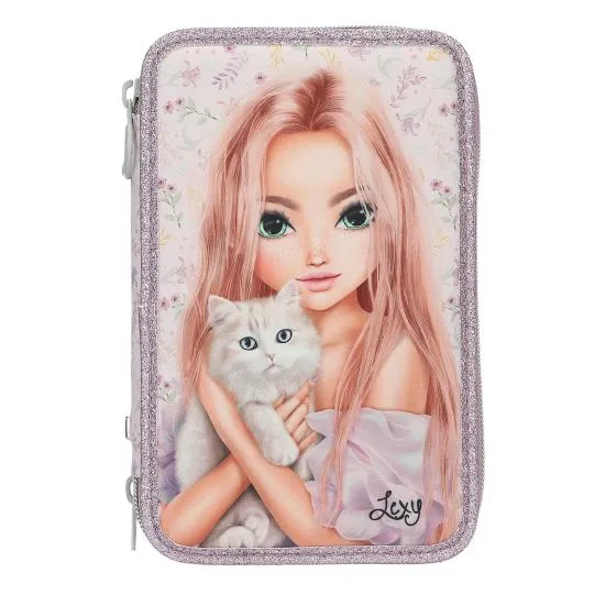 TOPModel 3-Fach Federtasche Blooming Kitty