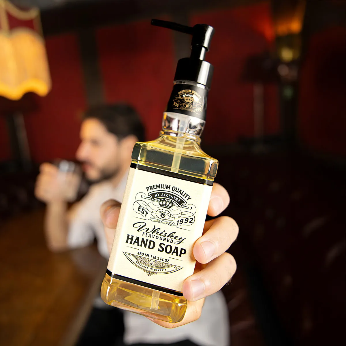 Accentra Seifenspender mit Handseife "Whiskey"