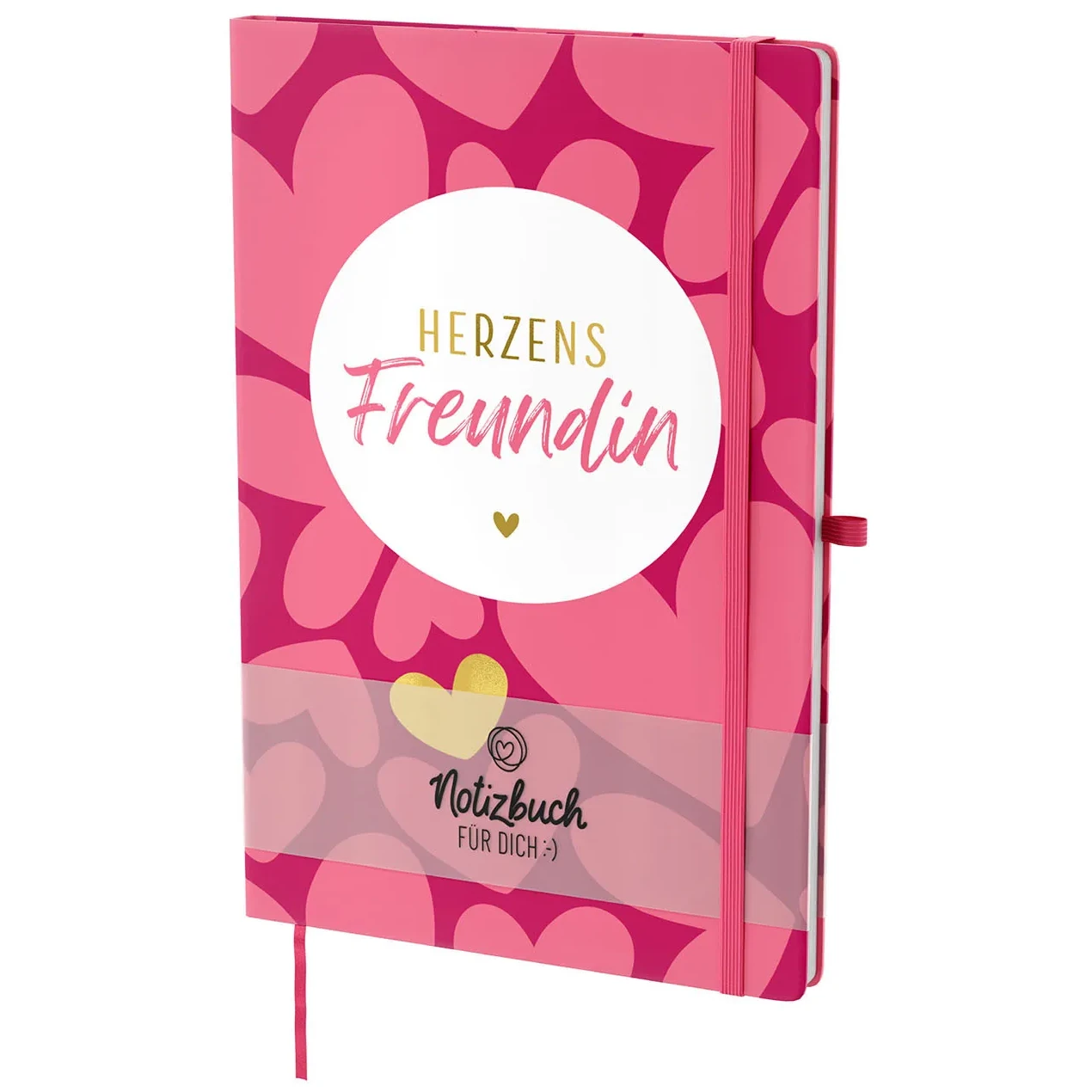 Geschenk für Dich - Notizbuch "Herzensfreundin" - Herzen