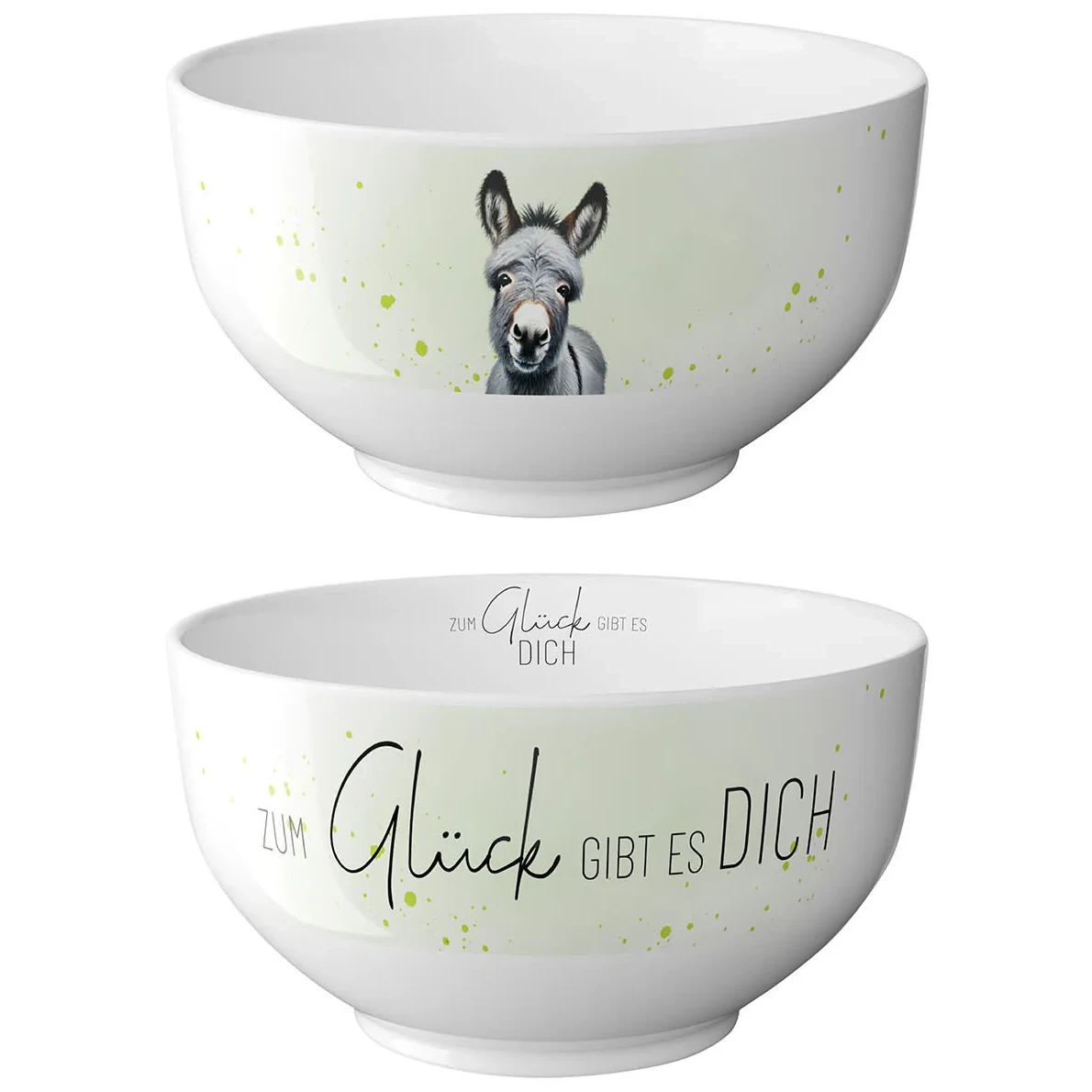 Geschenk für Dich - Schälchen "Esel" - Zum Glück gibt es Dich