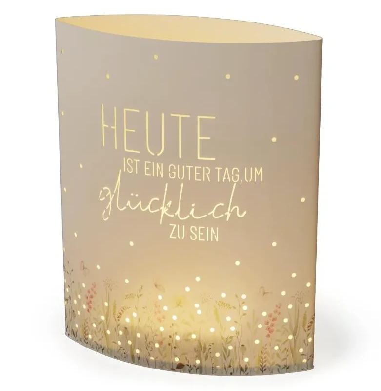 Poesielicht "Wiese" aus Papier